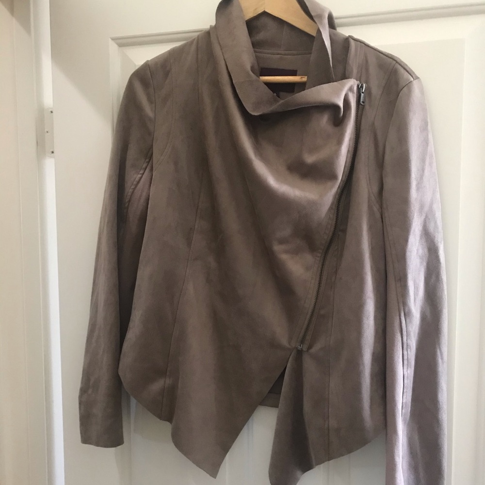 Vigoss faux suede wrap jacket